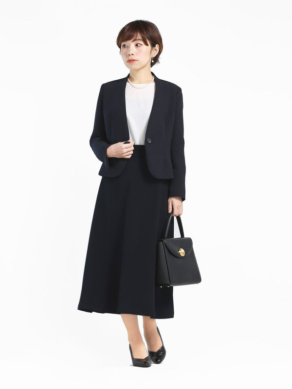 ダブルクロスノーカラージャケット