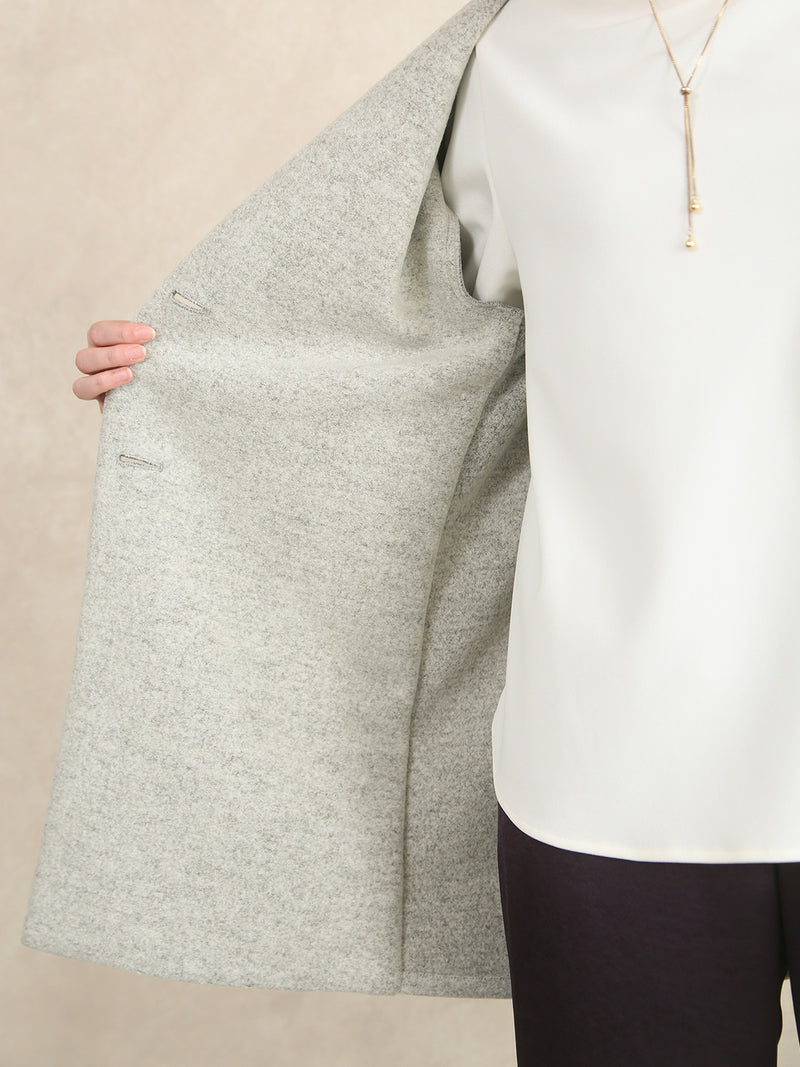 【サンプル便】ウールブークレーカーディガン