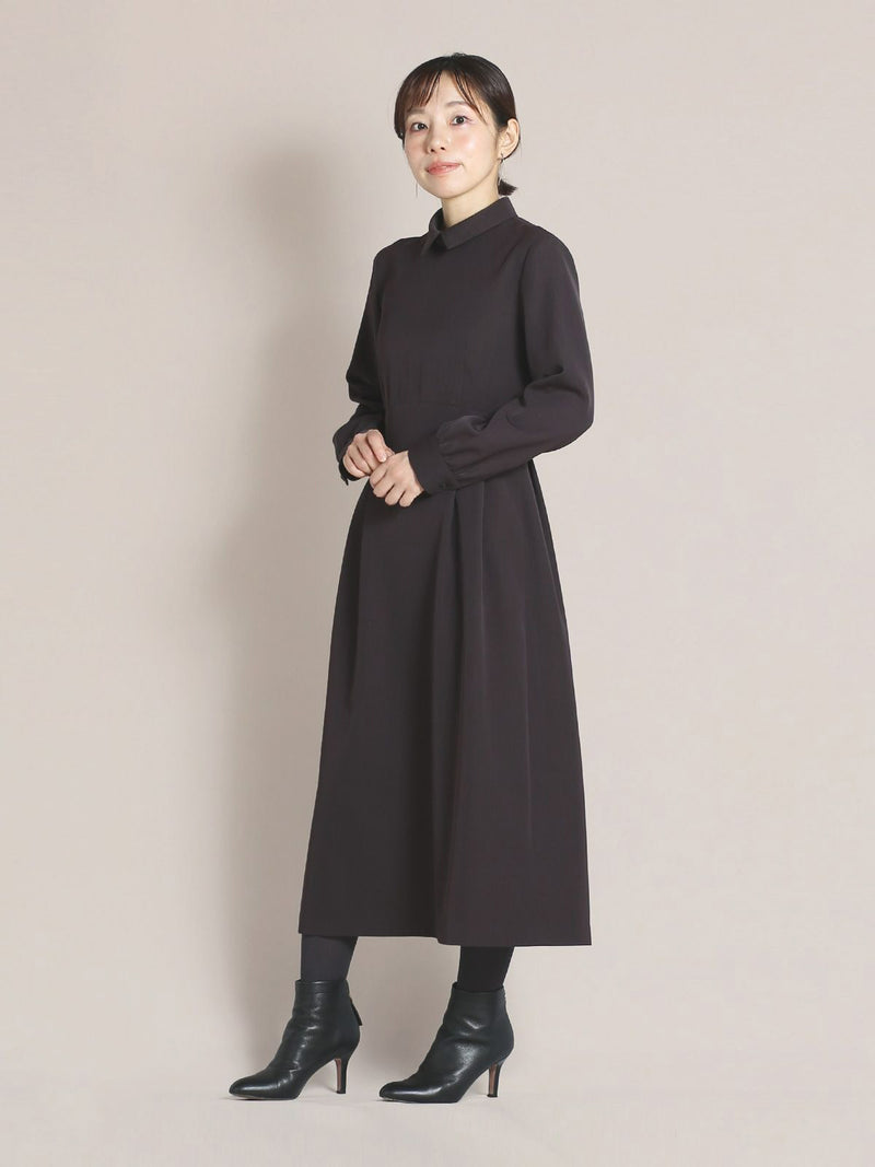 トリクシオンプチ襟ワンピース