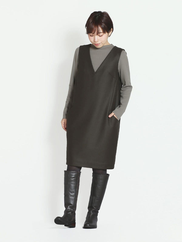 ツイルジャージバレルワンピース