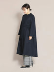 ウールカシミアバックフレアコート
