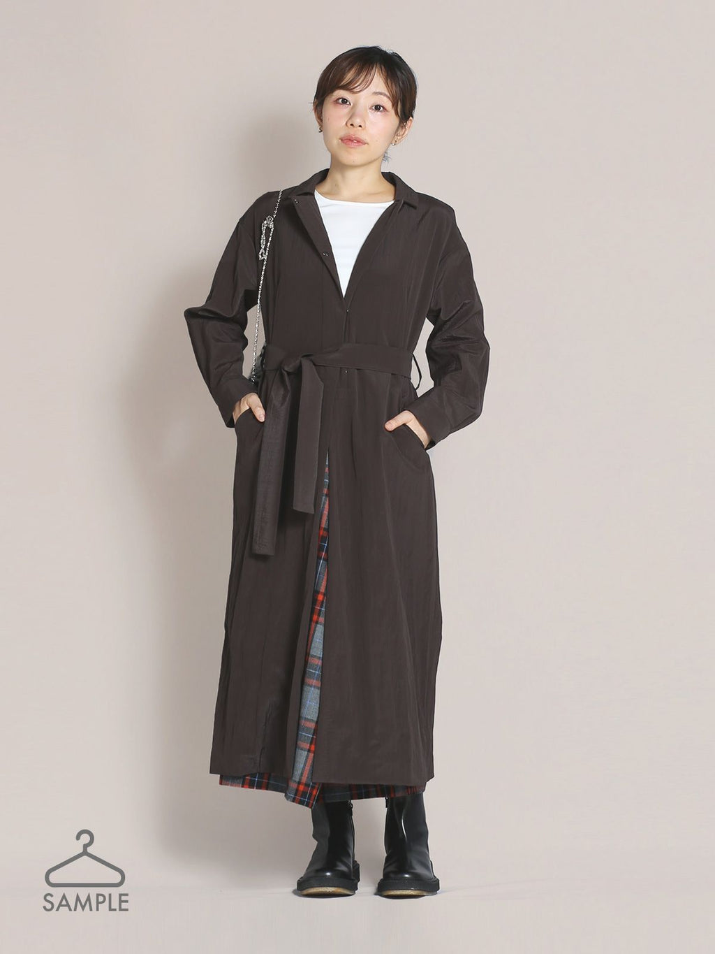 50%off】ウールナイロンタイプライターロングコート(M/L) – Cobitto