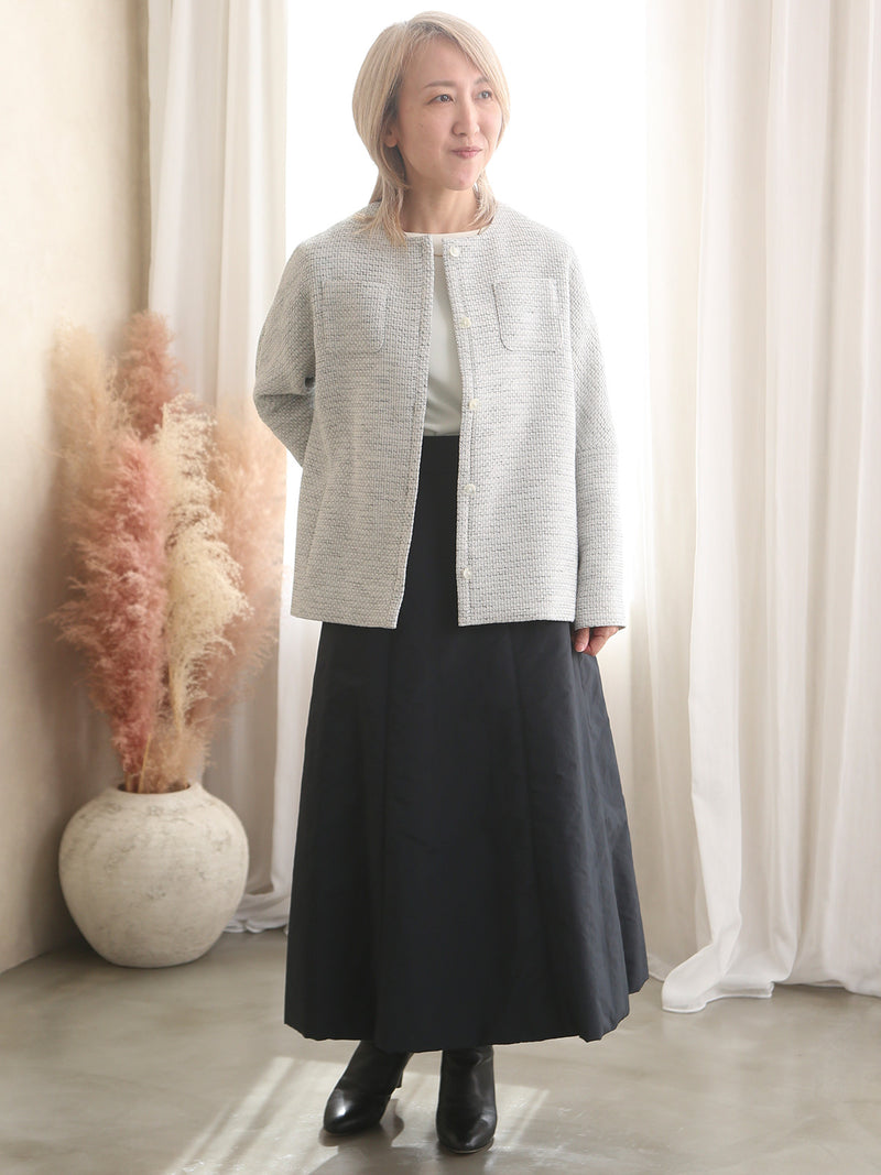 【11月PICKUP】カルテッドツイードボックスジャケット