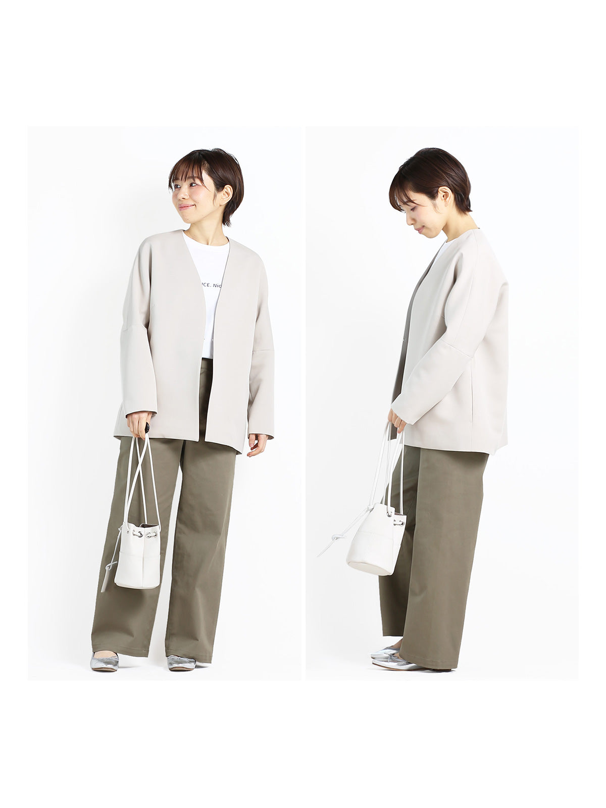 R セミワイドチノパンツ サンプル便】チノクロスセミワイドパンツ – Cobitto