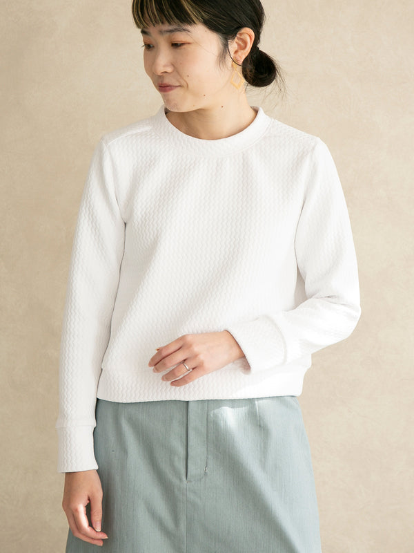 【12月新作】キルティングトップス/ホワイト