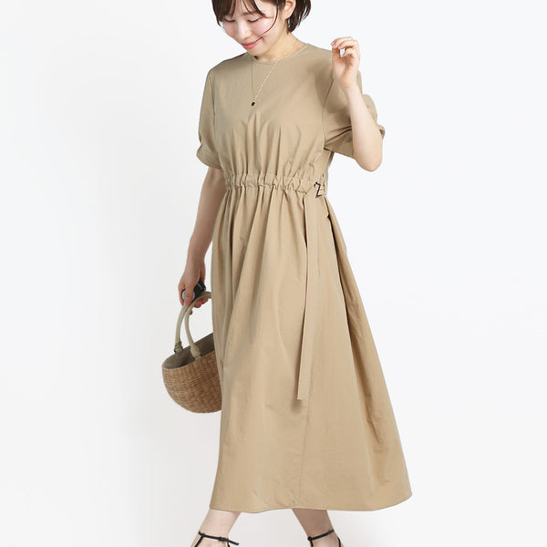 1610A美品 エブール アゼコットンベスト でく グレージュ