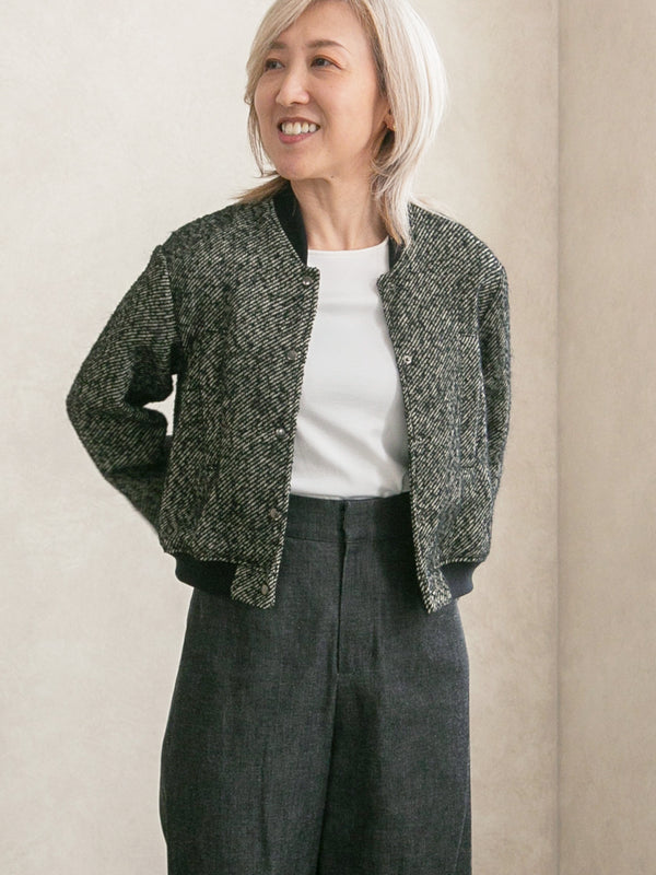 ウールライクカルゼブルゾン