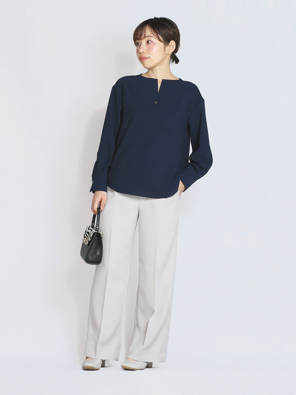 レーヨンライクブザムブラウス