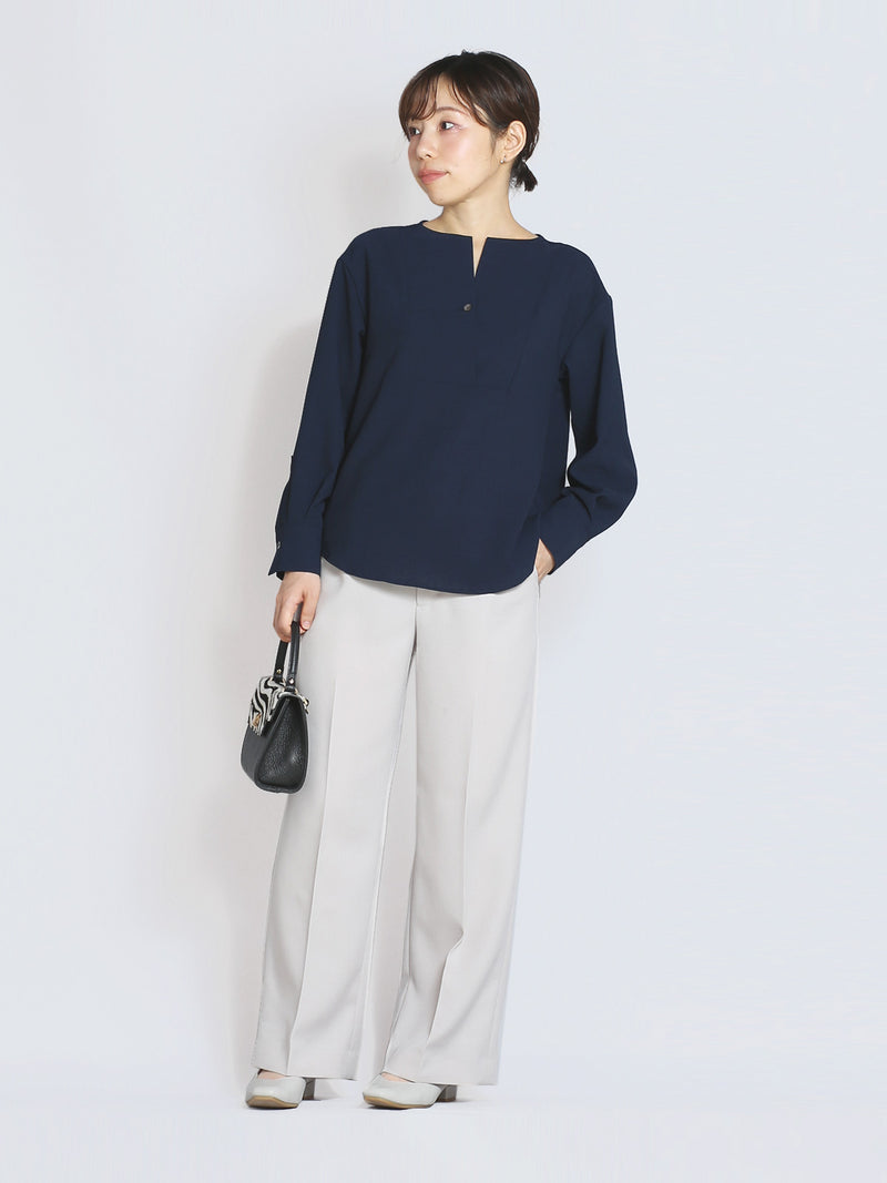 レーヨンライクブザムブラウス