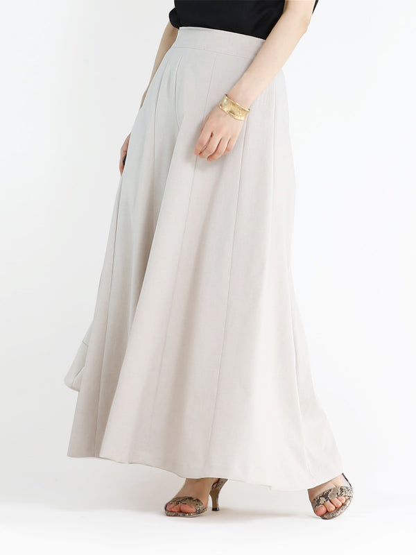 マルチパネルロングスカート