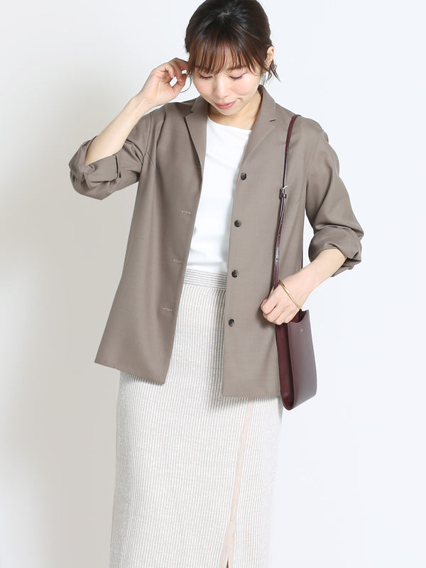 サマーウールテーラーシャツ