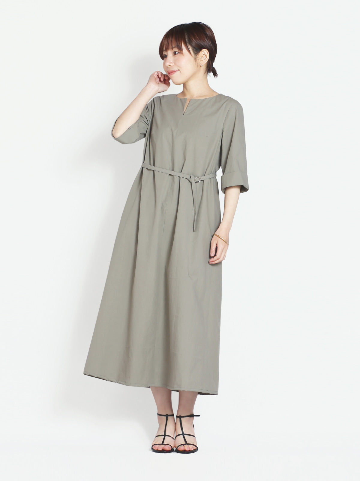 ❣️すぐれた気品COTOOシャンパンゴールドワンピース レディース