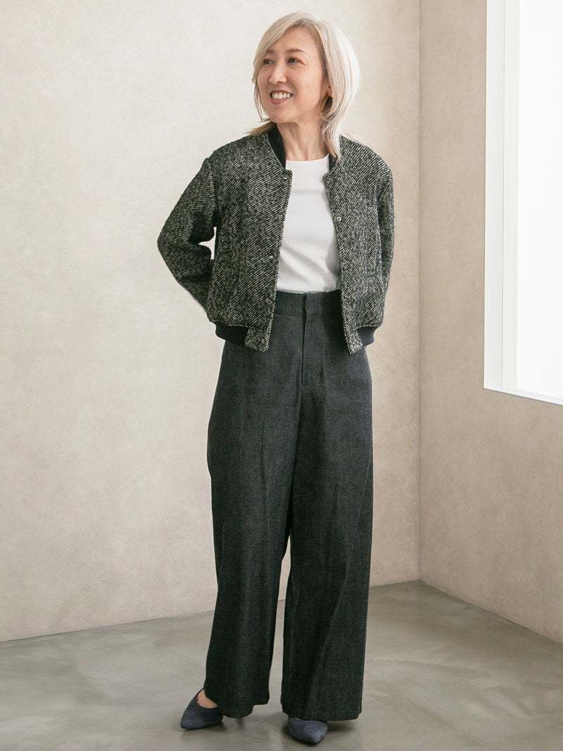 ウールライクカルゼブルゾン