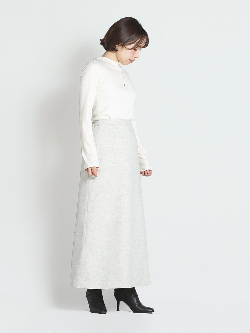 【サンプル便】ソフトツイードマキシスカート