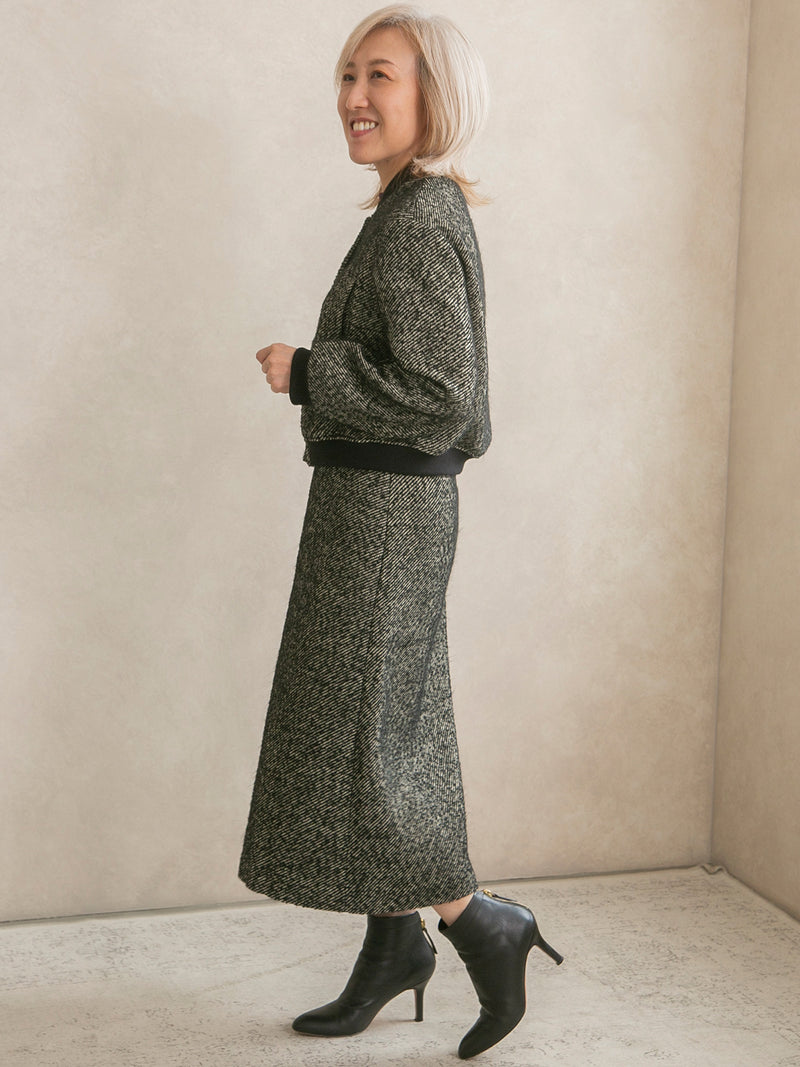 ウールライクカルゼブルゾン