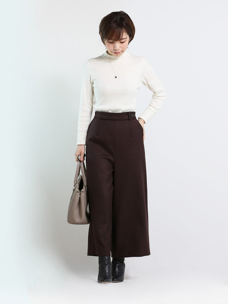 【サンプル便】ハイカウントフラノサイドボタンキュロット