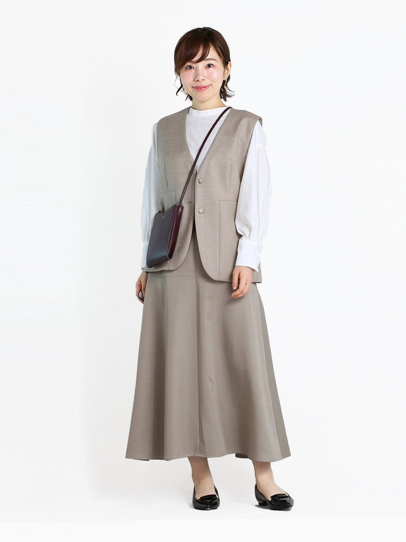 【10月PICKUP】サキソニークロスフレアスカート