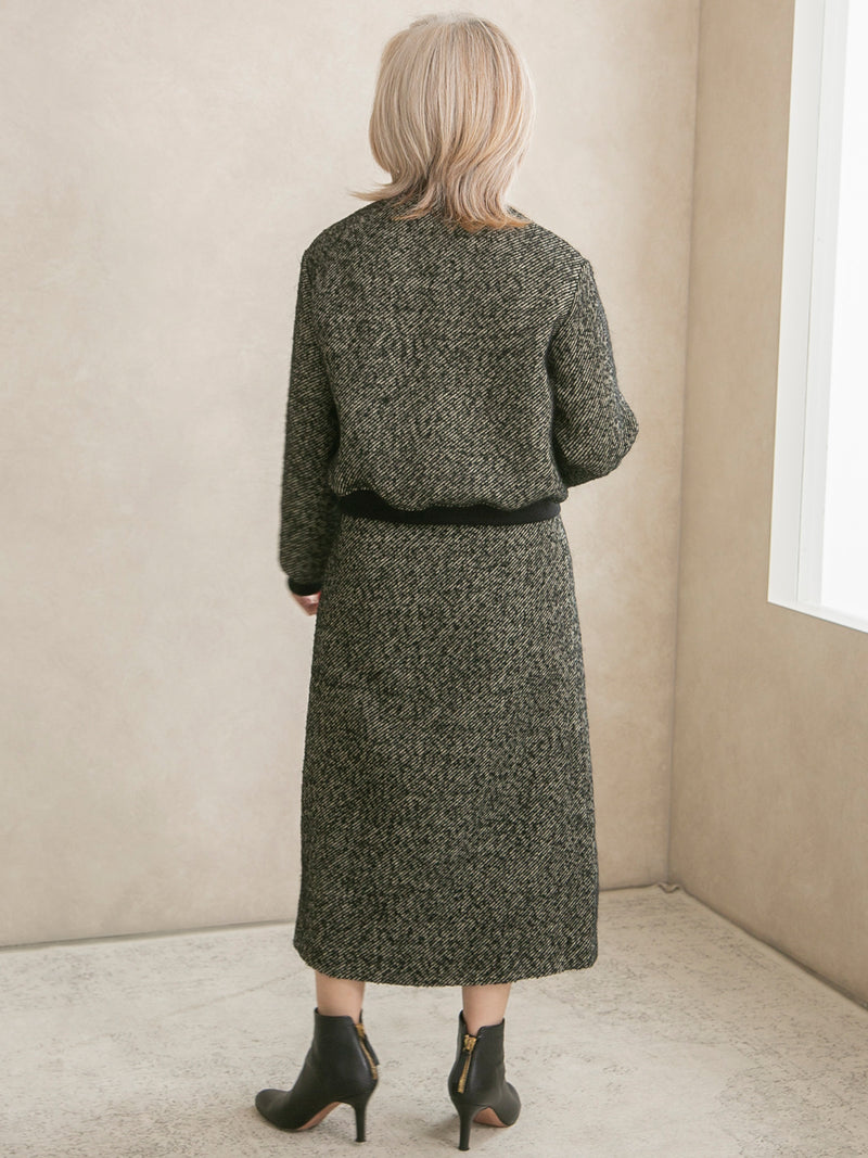 ウールライクカルゼブルゾン