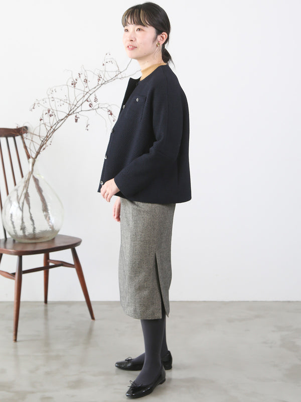 【11月PICKUP】カルテッドツイードボックスジャケット