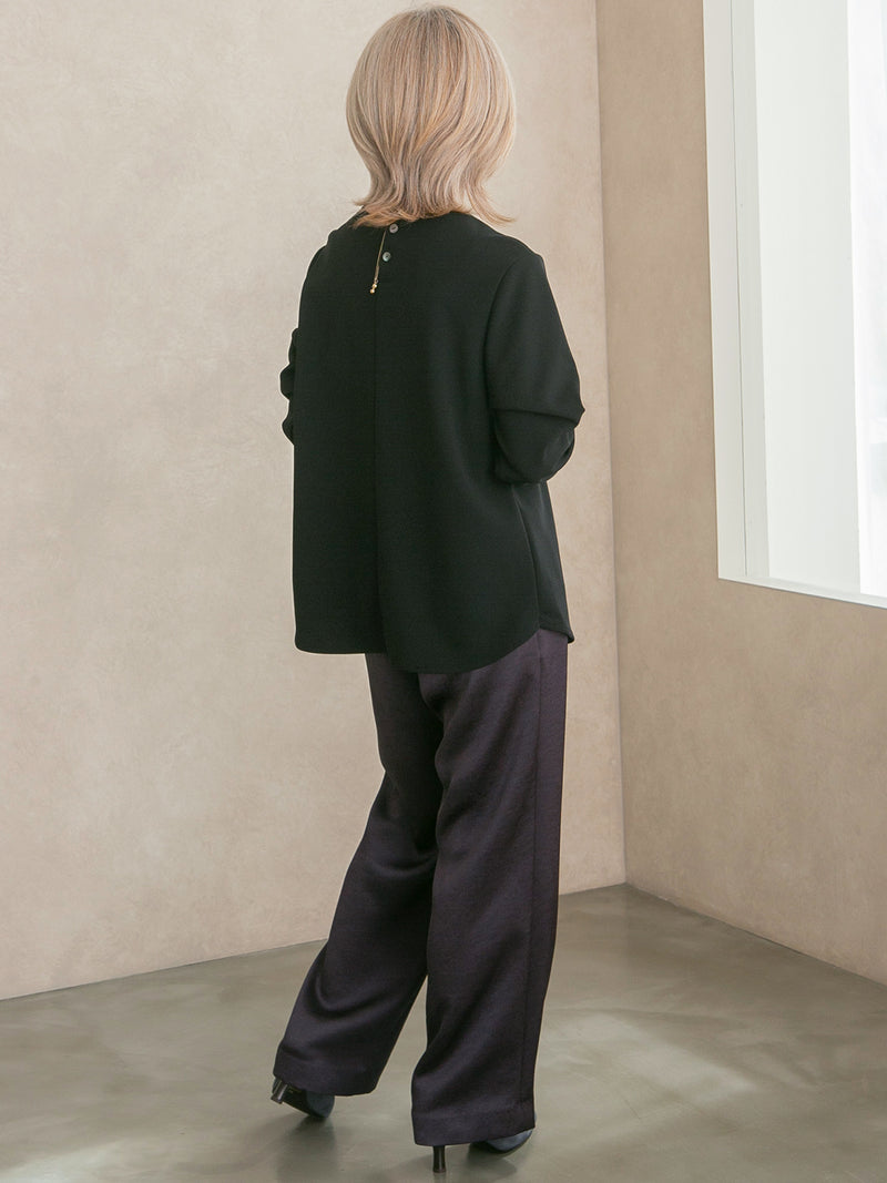 ジョーゼットジャージープルオーバー