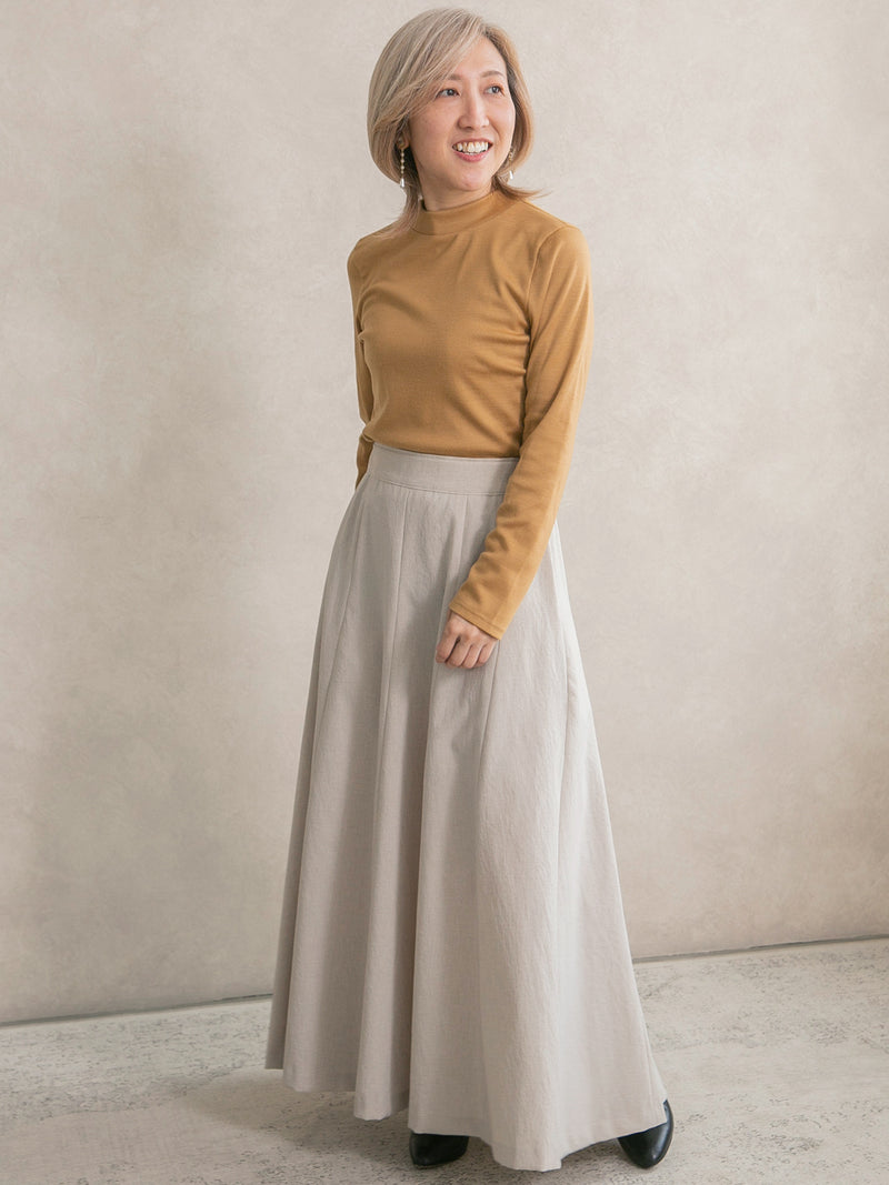 ウールスムースハイネックトップス