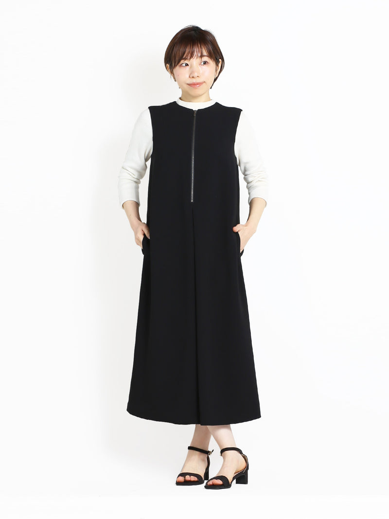 CYCLAS ワンピース ジップアップ ARCHIVE SALE】シルク ストライプシャツワンピース（ワンピース