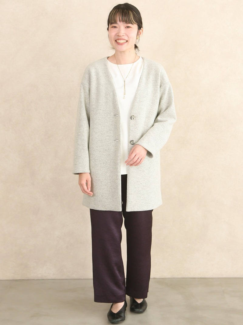 【サンプル便】ダブルサテンストレートパンツ