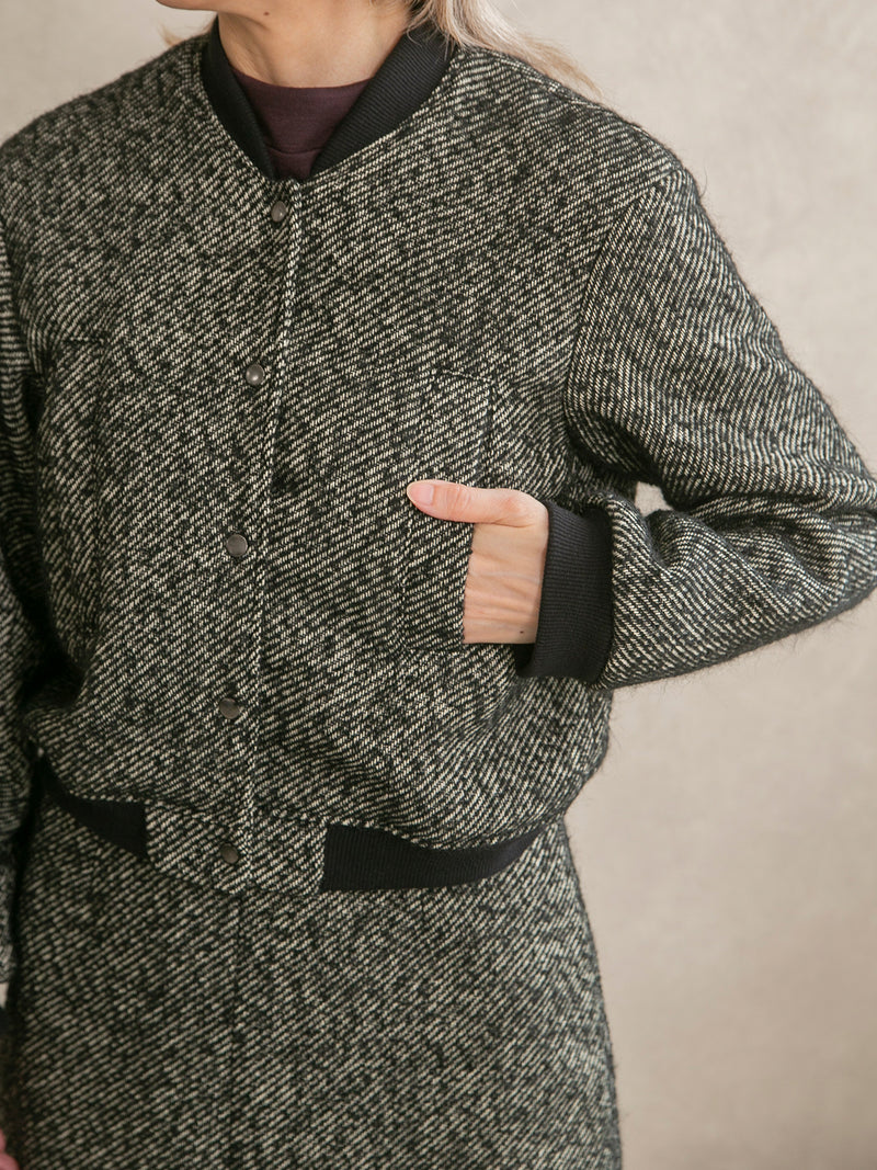 ウールライクカルゼブルゾン