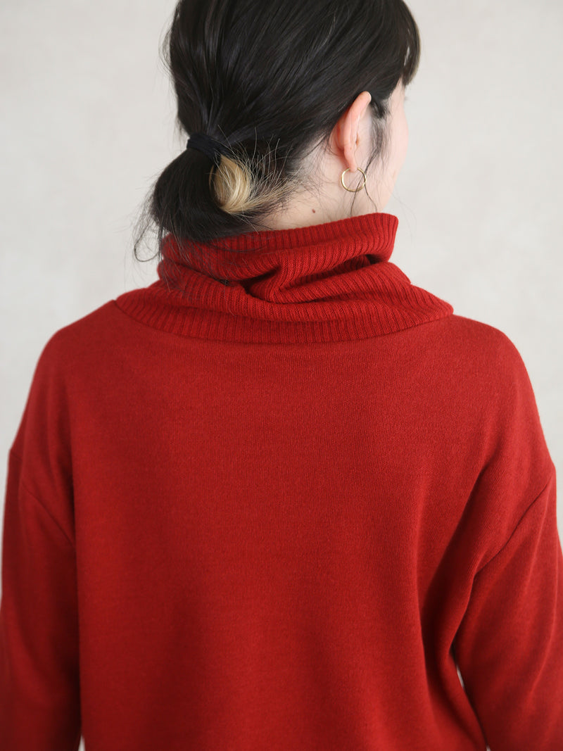 【11月新作】バルキースムースタートルトップス/レッド