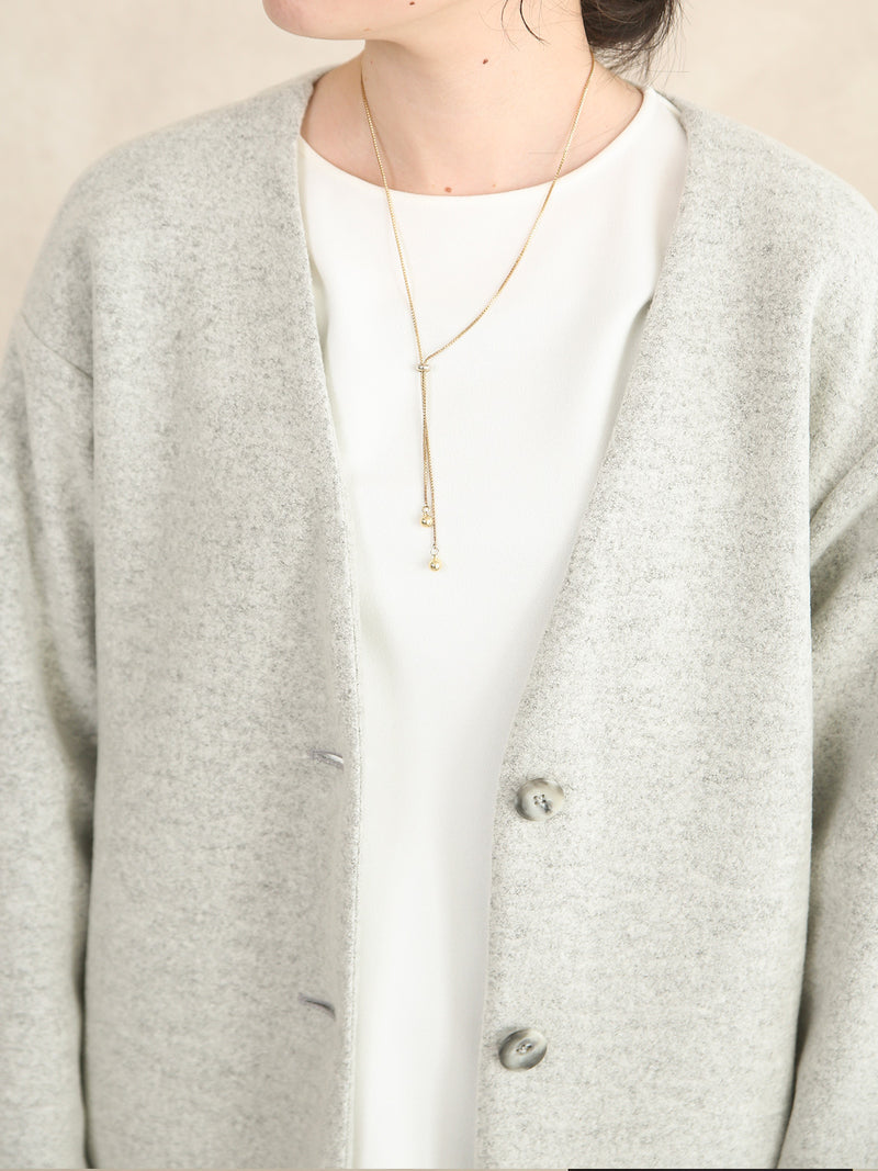 【サンプル便】ウールブークレーカーディガン