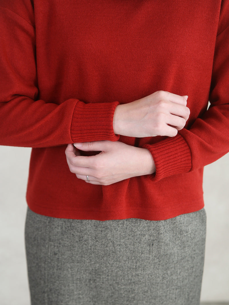 【11月新作】バルキースムースタートルトップス/レッド