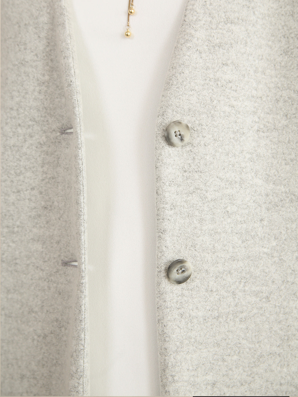 11月新作】ウールブークレーカーディガン/ライトグレー – Cobitto