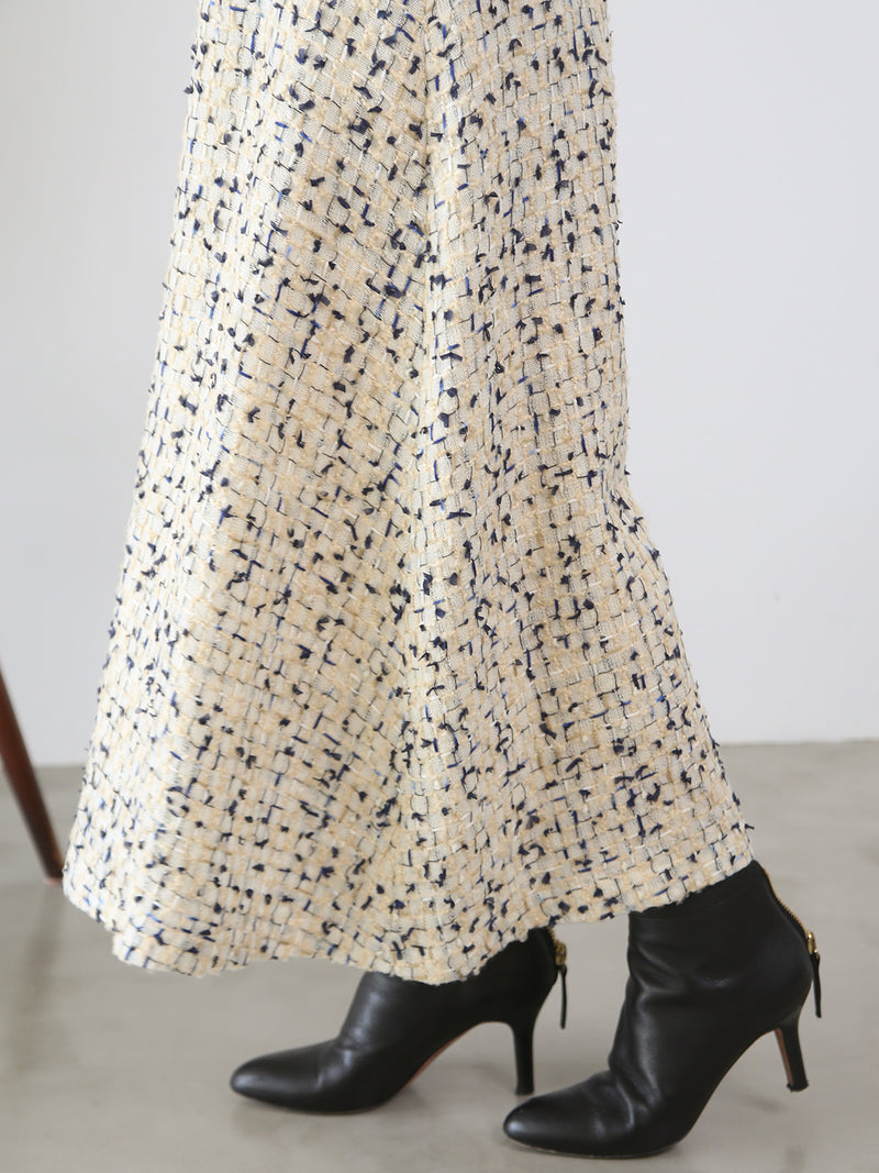 【11月PICKUP】ファンシーツイードフレアスカート