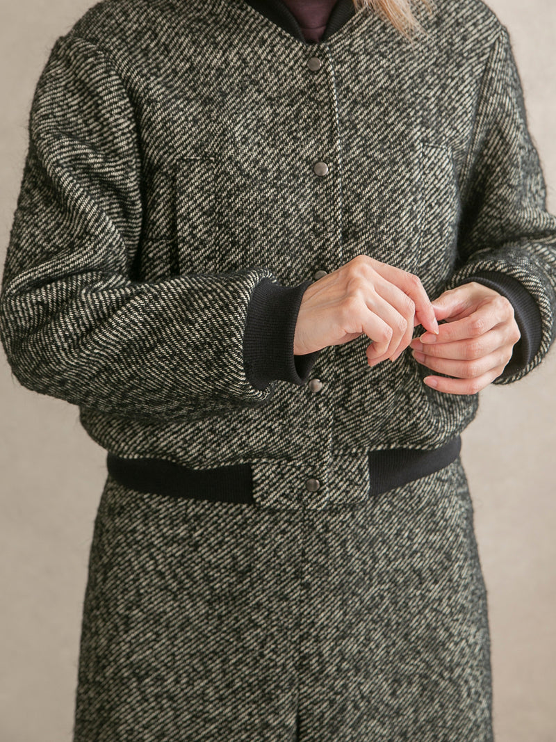 ウールライクカルゼブルゾン