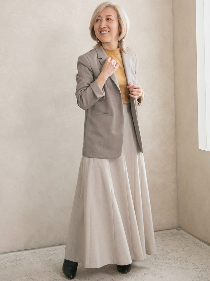 ウールスムースハイネックトップス