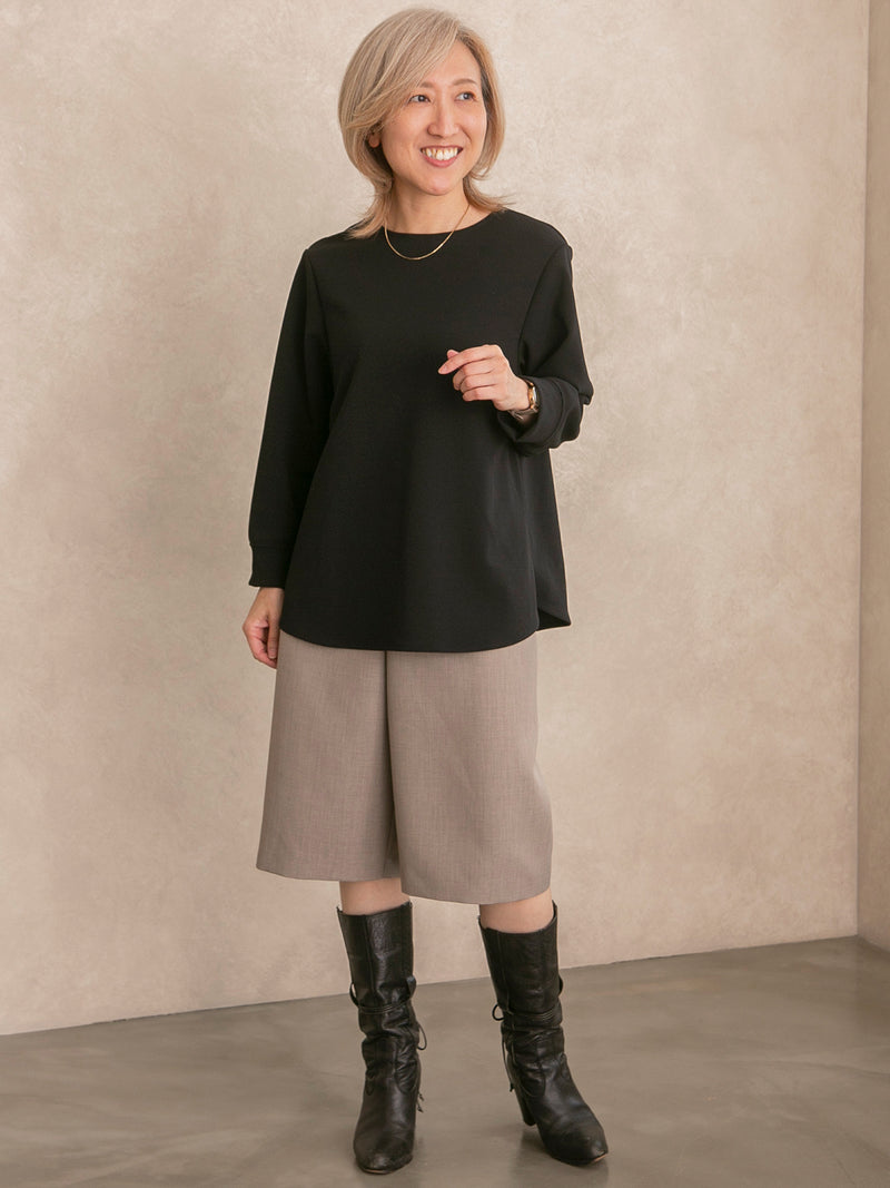 ジョーゼットジャージープルオーバー