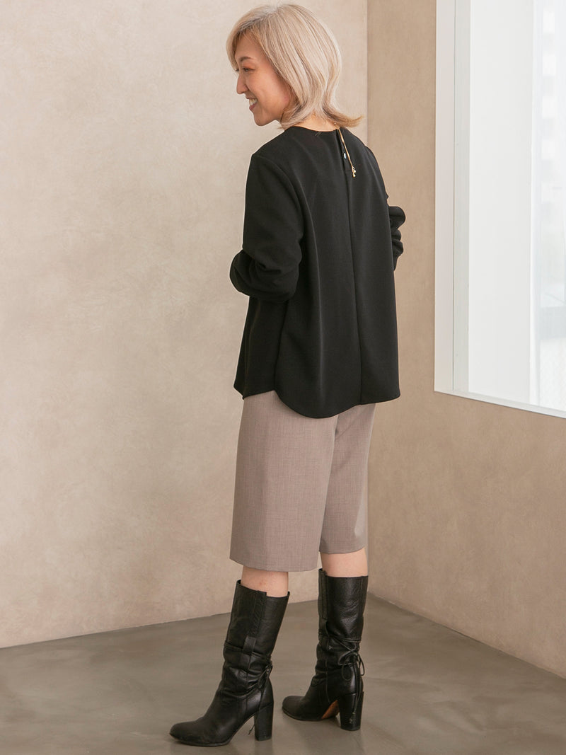 ジョーゼットジャージープルオーバー