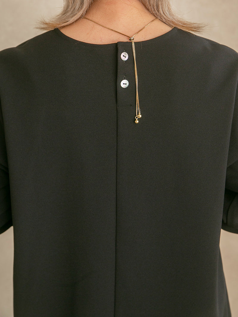 ジョーゼットジャージープルオーバー