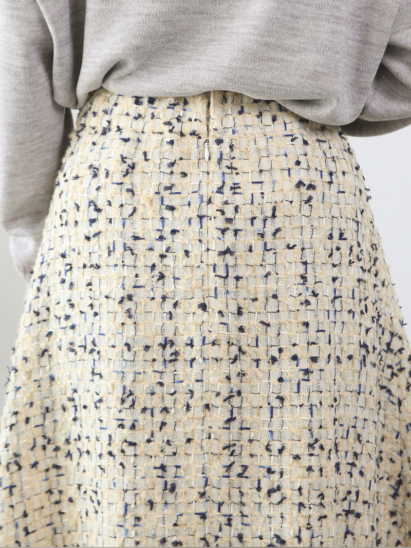 【11月PICKUP】ファンシーツイードフレアスカート