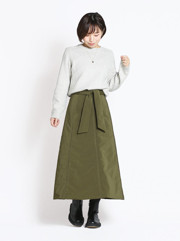 中綿フレアスカート