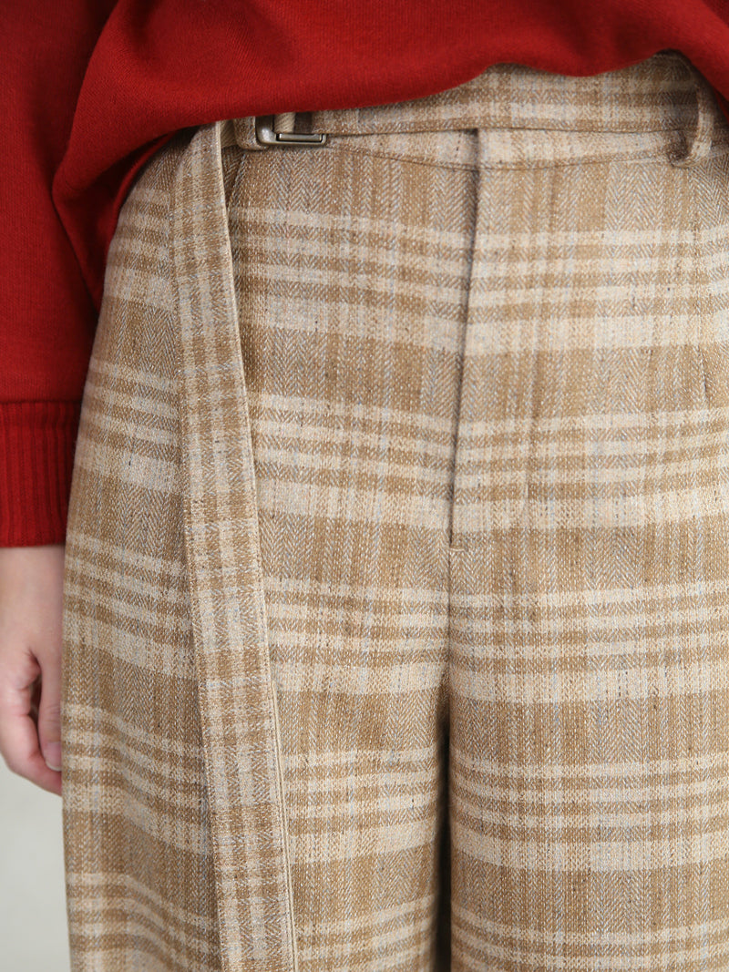 【サンプル便】リサイクルウールワイドパンツ