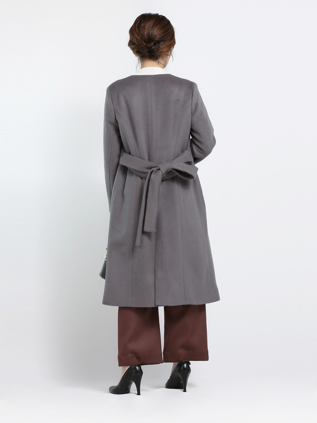 23区❁ウールアンゴラビーバー ノーカラーコート キャメル 38 23区❁ウールアンゴラビーバー ノーカラーコート キャメル 38 - メルカリ