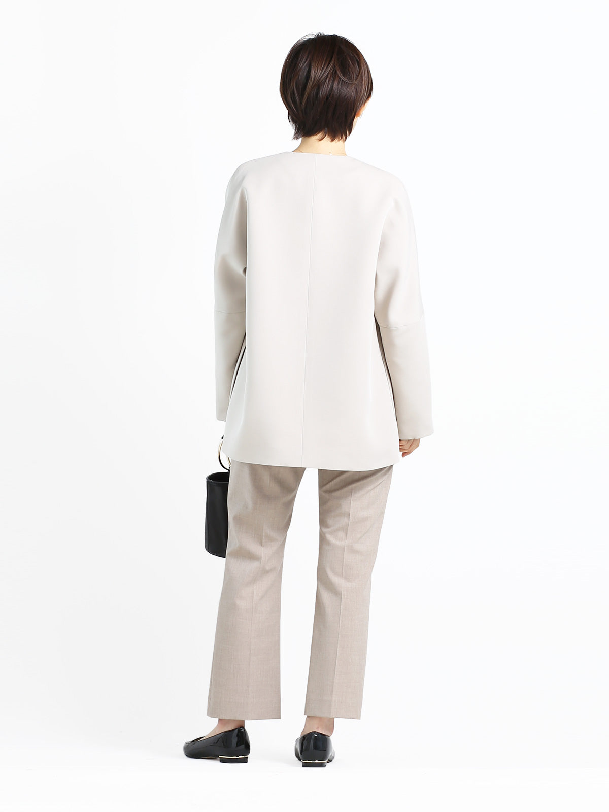 ECOALF ベージュジャケット 新品タグ付き セール】 ELBERT バイカラー ジャケット / ELBERT JACKET WOMAN