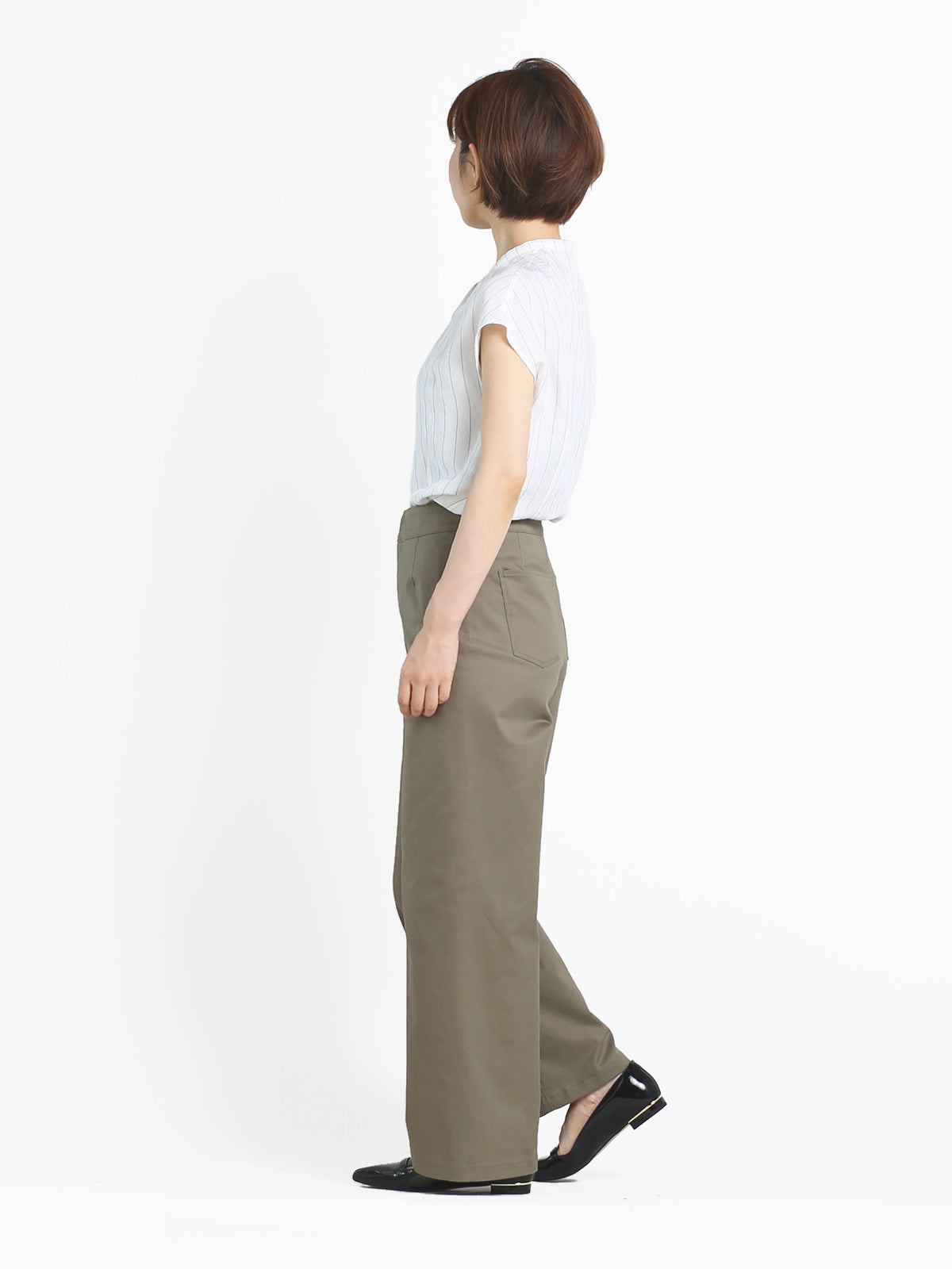 小柄向けブランド　cobitto コビット ワイドチノストレート　小さいサイズ 小柄向けブランド cobitto コビット ワイドチノストレート