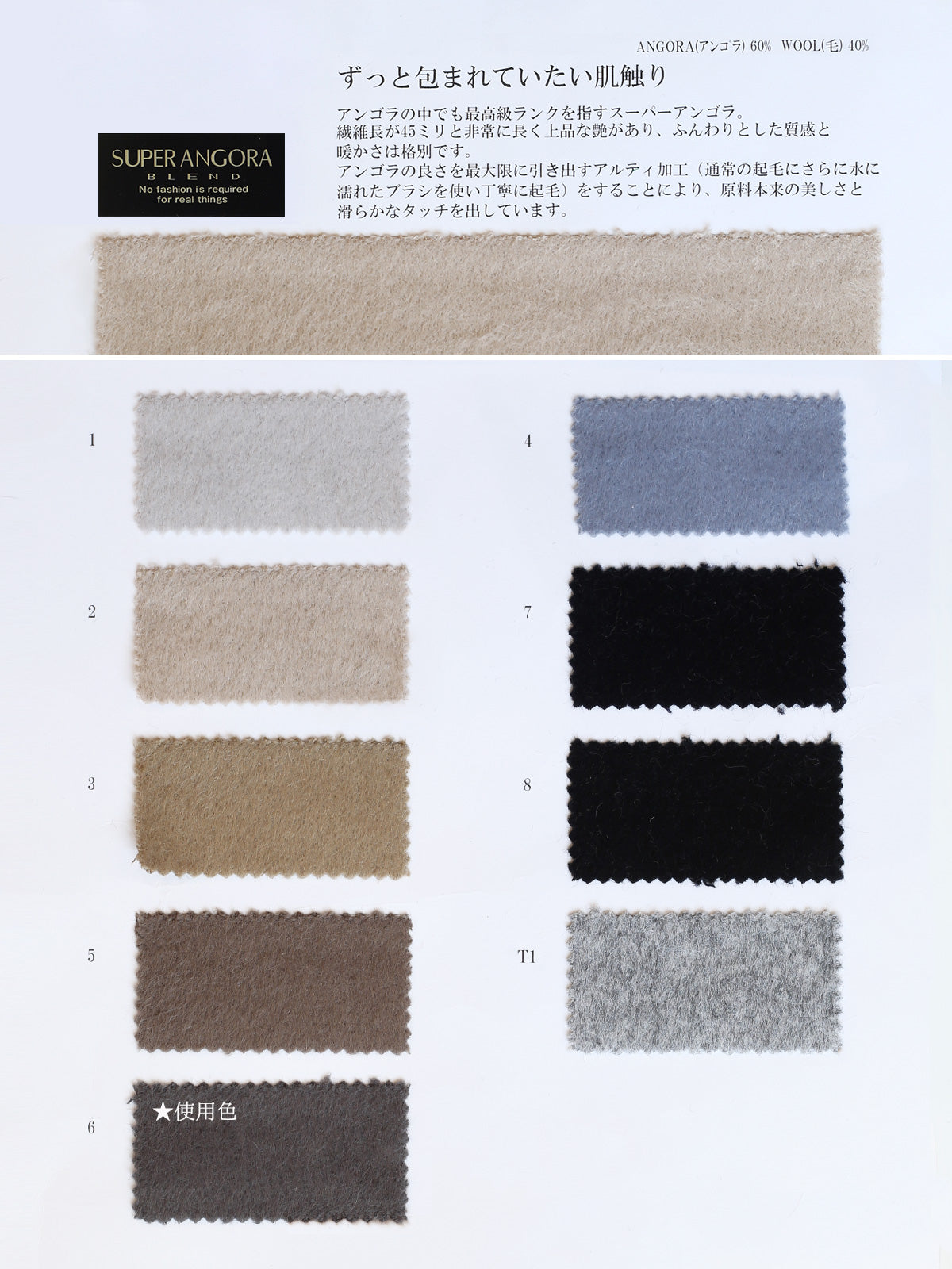 アンゴラビーバーセミダブルノーカラーコート – Cobitto